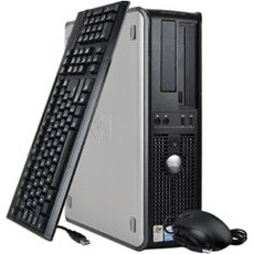 Ordinateur Optiplex 760 Desktop - Gris - Intel Core Duo E5200 / 2.5 GHz - RAM 2 Go - HDD 80 Go - DVD - Gigabit Ethernet - Windows Vista Professionnel