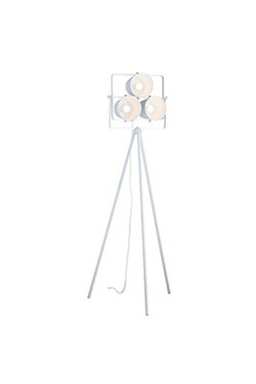 lampe torche (standard) generique lampadaire trépied en métal avec 3 projecteurs 60x60x150 cm e27 40 w blanc