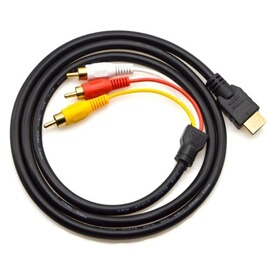 Câbles vidéo GENERIQUE HDMI vers RCA câble m HDMI mâle vers