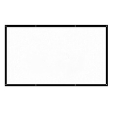 GENERIQUE - Écran de projection H120 - 120 Pouces - HD - 16:9 - Pliable - Blanc