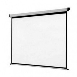 Écran De Projection Portable 60" 16:9 Manuel Enroulable - Rideau Projection Intérieur Extérieur 4:3/16:9