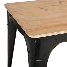 Atmosphera Table d'appoint Kobu - Métal doré - Diamètre 36 x H52 cm Atmosphera Table d'appoint Kobu - Métal doré - Diamètre 36 x H52 cm