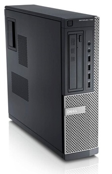 Unité centrale Optiplex 790 Desktop - Noir - Intel Pentium G630 / 2.70 GHz - RAM 4 Go - HDD 500 Go - DVD - Gigabit Ethernet - Windows 10