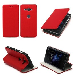 Coque Housse Pour Sony Xperia XZ F8331 F8332 - Etui Protection Rouge Avec Support