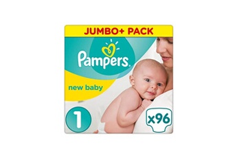 Couche bébé Pampers Pampers premium protection new baby taille 1 (nouveau-né) 2-5 kg, 96 couches - jumbo pack
