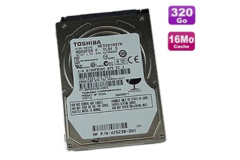 Disque Dur Interne Toshiba Disque Dur Pc Portable 320Go Sata 2.5" Toshiba Mk3261Gsyn 7200Rpm 16Mo