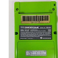 Game Boy Color verte