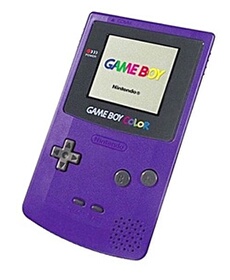 Game Boy Color violette