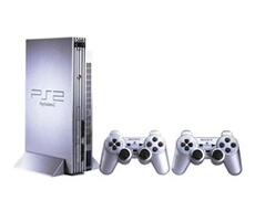 Pack Playstation 2 Silver + 2 Manettes