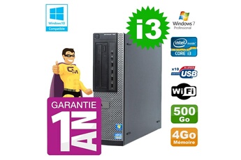 PC De Bureau Dell PC Dell 790 Dt Intel I3-2120 4Go Disque 500Go Graveur WiFi W7