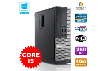 PC De Bureau Dell PC Dell Optiplex 790 Sff Intel Core i5 3,1Ghz 4Go Disque 250Go WiFi W7 Pro