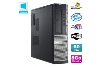 PC De Bureau Dell PC Dell Optiplex 3010 Dt Intel G640 2.8Ghz 8Go 80Go Dvd WiFi Hdmi Win Xp