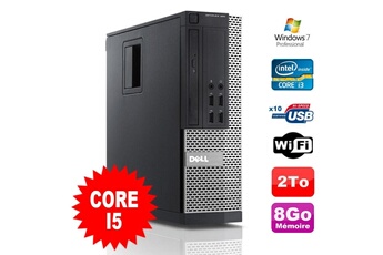 PC De Bureau Dell PC Dell Optiplex 990 Sff i5-2400 3.1Ghz 8Go Disque 2000Go Dvd WiFi W7