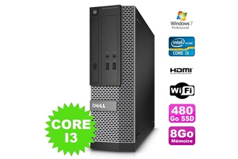 PC De Bureau Dell PC Dell Optiplex 3010 Sff Intel I3-2120 Dvd 8Go 480Go SSD Hdmi WiFi W7