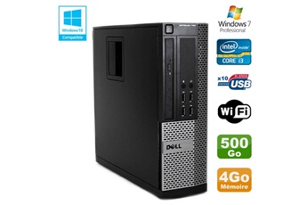 PC De Bureau Dell PC Dell Optiplex 790 Sff Intel Core I3-2120 3.3Ghz 4Go Ddr3 500Go WiFi Win 7 Pro
