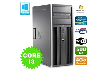 PC De Bureau HP PC Tour HP Elite 8200 Core I3-2120 4Go Disque 500Go Graveur WiFi Win 7