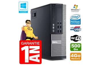 PC De Bureau Dell PC Dell 7010 Sff Intel G840 Ram 4Go Disque Dur 500Go Dvd WiFi W7