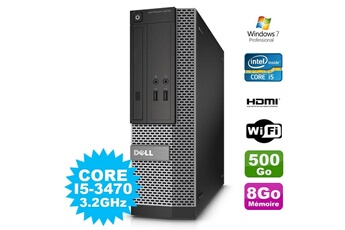 PC De Bureau Dell PC Dell Optiplex 3010 Sff Intel i5-3470 Dvd 8Go 500Go Hdmi WiFi W7