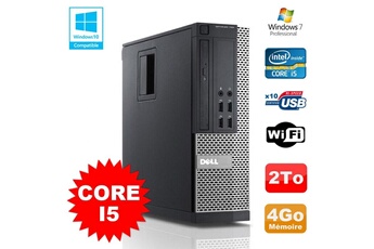 PC De Bureau Dell PC Dell Optiplex 790 Sff Intel Core i5 3,1Ghz 4Go Disque 2To WiFi W7 Pro
