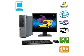 PC De Bureau Dell Lot PC Dell 790 Dt G630 2.7Ghz 4Go Disque 500Go Dvd WiFi Win 7 + Ecran 17"