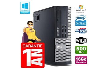 PC De Bureau Dell PC Dell 7010 Sff Intel G840 Ram 16Go Disque Dur 500Go Dvd WiFi W7