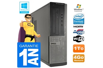 Pc De Bureau Dell Pc Dell 3010 Dt Intel G2020 Ram 4Go Disque 1 To Wifi W7