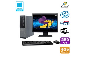 PC De Bureau Dell Lot PC Dell 790 Dt G630 2.7Ghz 4Go Disque 250Go Dvd WiFi Win 7 + Ecran 17"