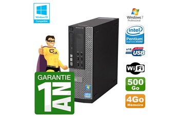 Pc De Bureau Dell Pc Dell 790 Sff Intel G640 Ram 4Go Disque Dur 500Go Dvd Wifi W7