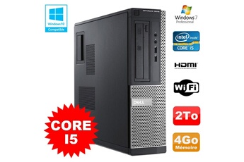 PC De Bureau Dell PC Dell Optiplex 3010 Dt i5-3470 3.2Ghz 4Go 2To Graveur WiFi Hdmi W7