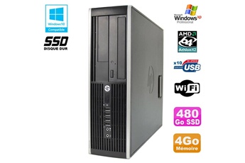 PC De Bureau HP PC HP Compaq 6005 Pro Sff Amd 3Ghz 4Go Ddr3 480Go SSD Graveur WiFi Windows Xp