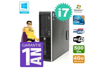 Pc De Bureau Hp Pc Hp 8200 Sff Intel I7-2600 4Go Disque 500Go Graveur Wifi W7