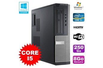 PC De Bureau Dell PC Dell Optiplex 3010 Dt i5-3470 3.2Ghz 8Go 250Go Graveur WiFi Hdmi W7