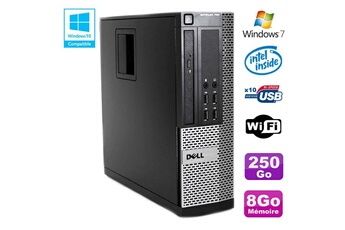 PC De Bureau Dell PC Dell Optiplex 790 Sff Intel G2020 Ram 8Go Ddr3 Disque 250Go WiFi Win 7