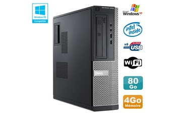 PC De Bureau Dell PC Dell Optiplex 3010 Dt Intel G640 2.8Ghz 4Go 80Go Dvd WiFi Hdmi Win Xp