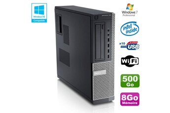 PC De Bureau Dell PC Dell Optiplex 790 Dt Intel G630 2,7Ghz 8Go Disque 500Go Dvd WiFi Win 7