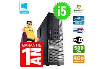 PC De Bureau Dell PC Dell 7010 Sff Intel i5-2400 Ram 4Go Disque 500Go Dvd WiFi W7