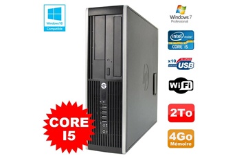 PC De Bureau HP PC HP Elite 8200 Sff Intel Core i5 3.1Ghz 4Go Disque 2To Dvd WiFi W7