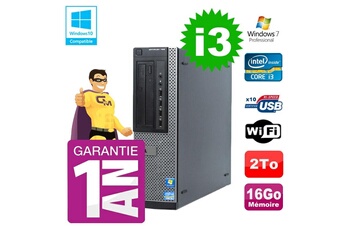 PC De Bureau Dell PC Dell 790 Dt Intel I3-2120 16Go Disque 2To Graveur WiFi W7