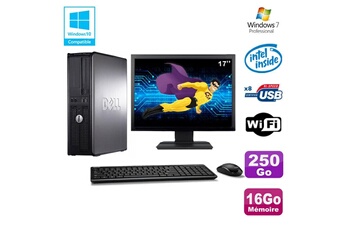 Dell Optiplex 780 Dt 19" Core 2 Duo 3 Ghz Hdd 250 Go 16 Go