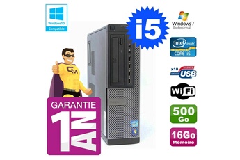 Pc De Bureau Dell Pc Dell 790 Dt Intel I5-2400 16Go Disque 500Go Graveur Wifi W7