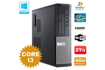 Pc De Bureau Dell Pc Dell Optiplex 3010 Dt Core I3 3.1Ghz 4Go 2To Dvd Wifi Hdmi W7