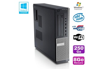 PC De Bureau Dell PC Dell Optiplex 790 Dt Intel G630 2,7Ghz 8Go Disque 250Go Dvd WiFi Win 7