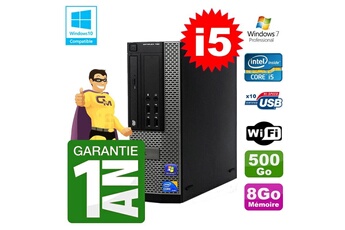 Pc De Bureau Dell Pc Dell 790 Sff Intel I5-2400 Ram 8Go Disque 500Go Dvd Wifi W7