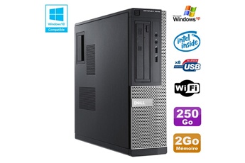 PC De Bureau Dell PC Dell Optiplex 3010 Dt Intel G2020 2.9Ghz 2Go 250Go Dvd WiFi Hdmi Win Xp