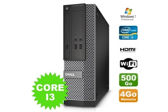 PC De Bureau Dell PC Dell Optiplex 3010 Sff Intel I3-2120 Dvd 4Go 500Go Hdmi WiFi W7