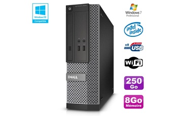 PC De Bureau Dell PC Dell Optiplex 3020 Sff Intel G3220 3Ghz 8Go Disque 250Go Dvd WiFi W7