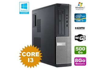 PC De Bureau Dell PC Dell Optiplex 3010 Dt Core I3 3.1Ghz 8Go 500Go Dvd WiFi Hdmi W7