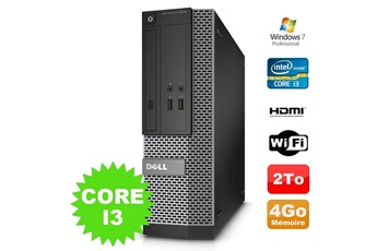 PC De Bureau Dell PC Dell Optiplex 3010 Sff Intel I3-2120 Dvd 4Go 2000Go Hdmi WiFi W7