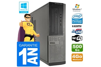 PC De Bureau Dell PC Dell 3010 Dt Intel G2020 Ram 4Go Disque 500 Go WiFi W7
