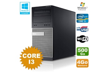 Pc De Bureau Dell Pc Tour Dell Optiplex 790 Intel Core I3 3.1Ghz 4Go 500Go Dvd Wifi Win 7